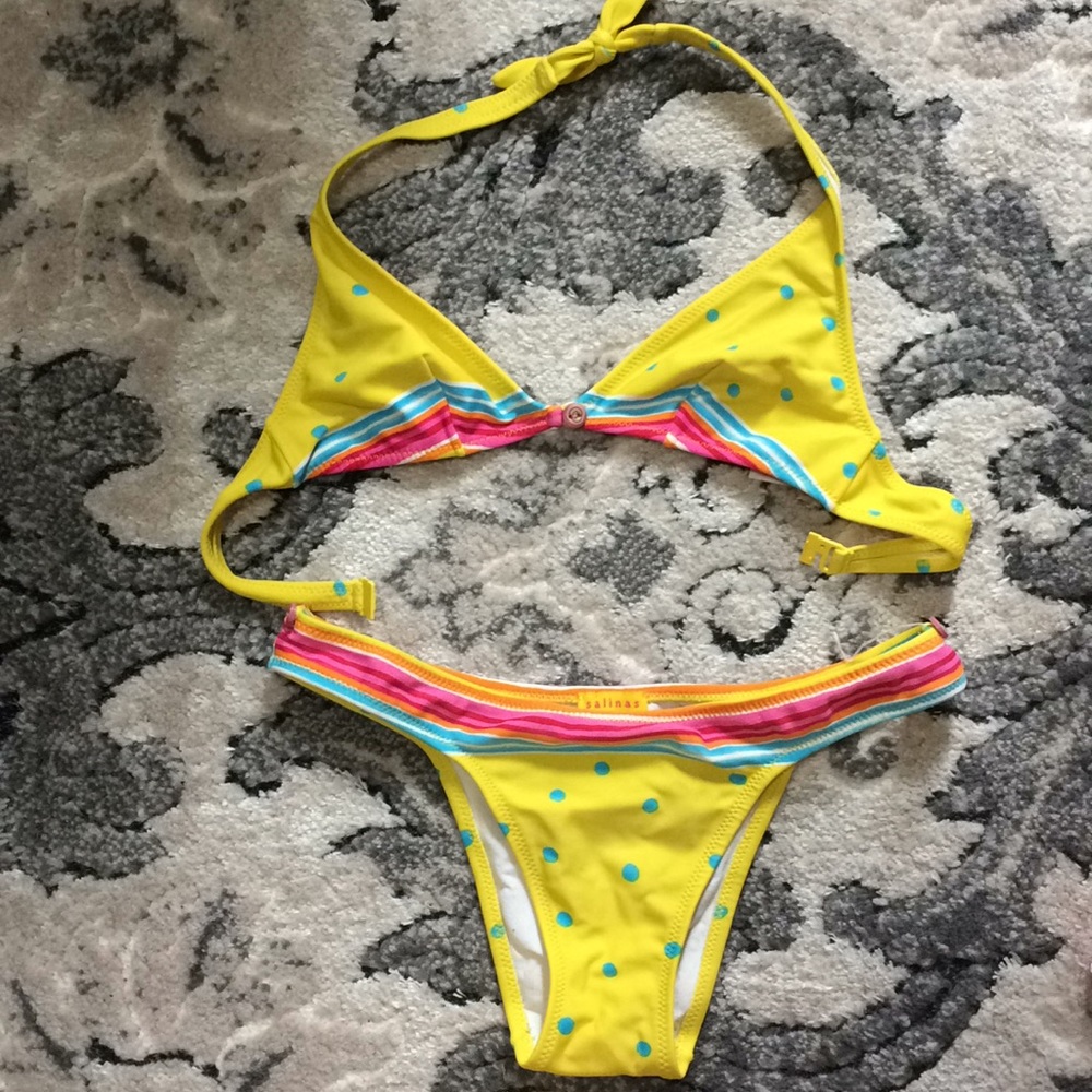 "Itsy Bitsy Teenie Weenie Yellow Polkadot Bikini”